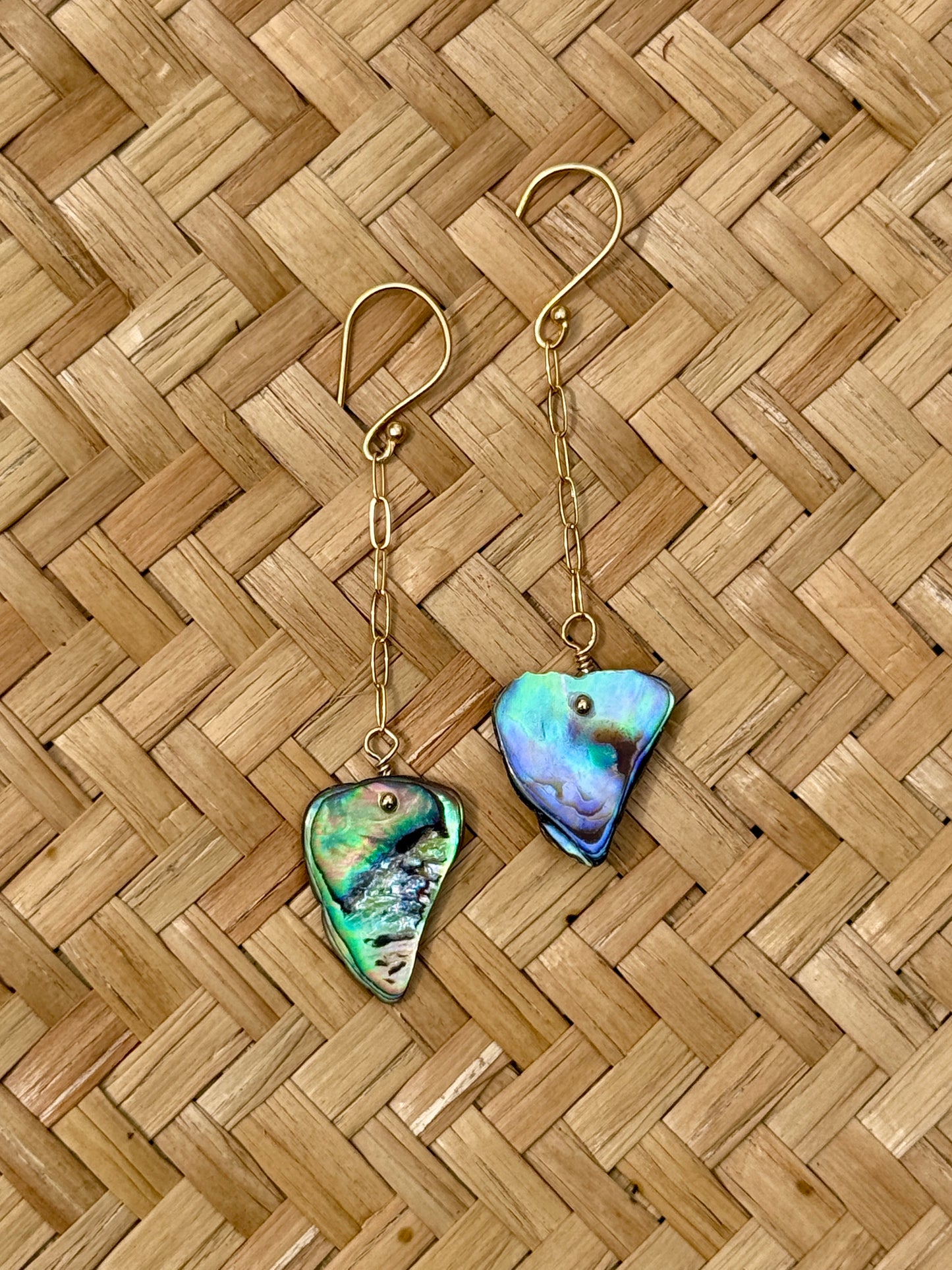 GF Paua Mano Earrings