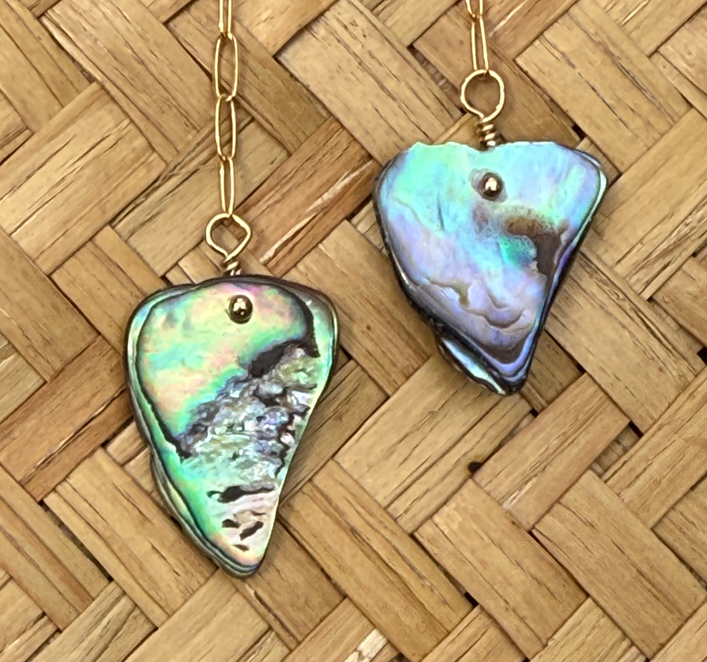 GF Paua Mano Earrings