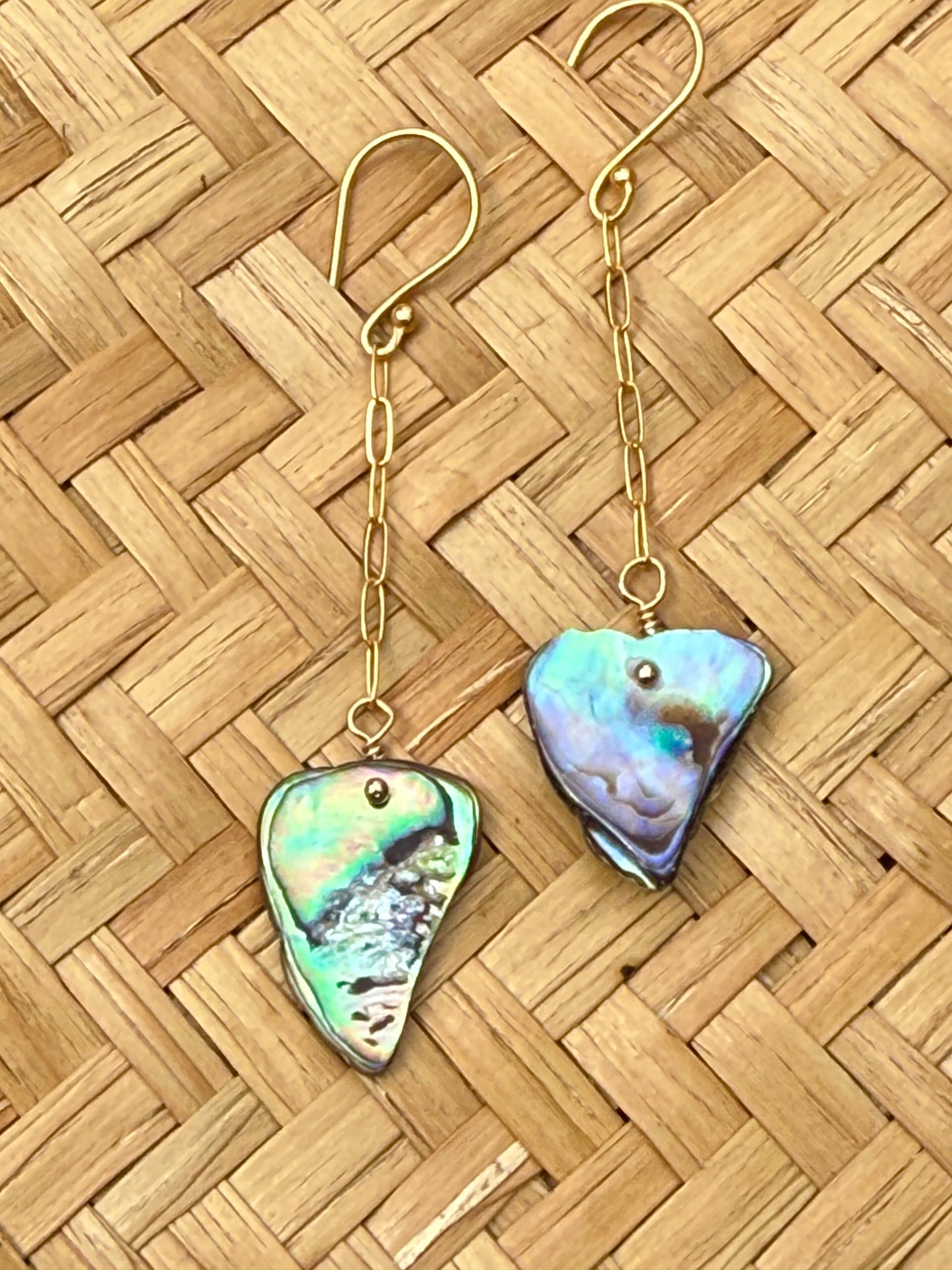 GF Paua Mano Earrings